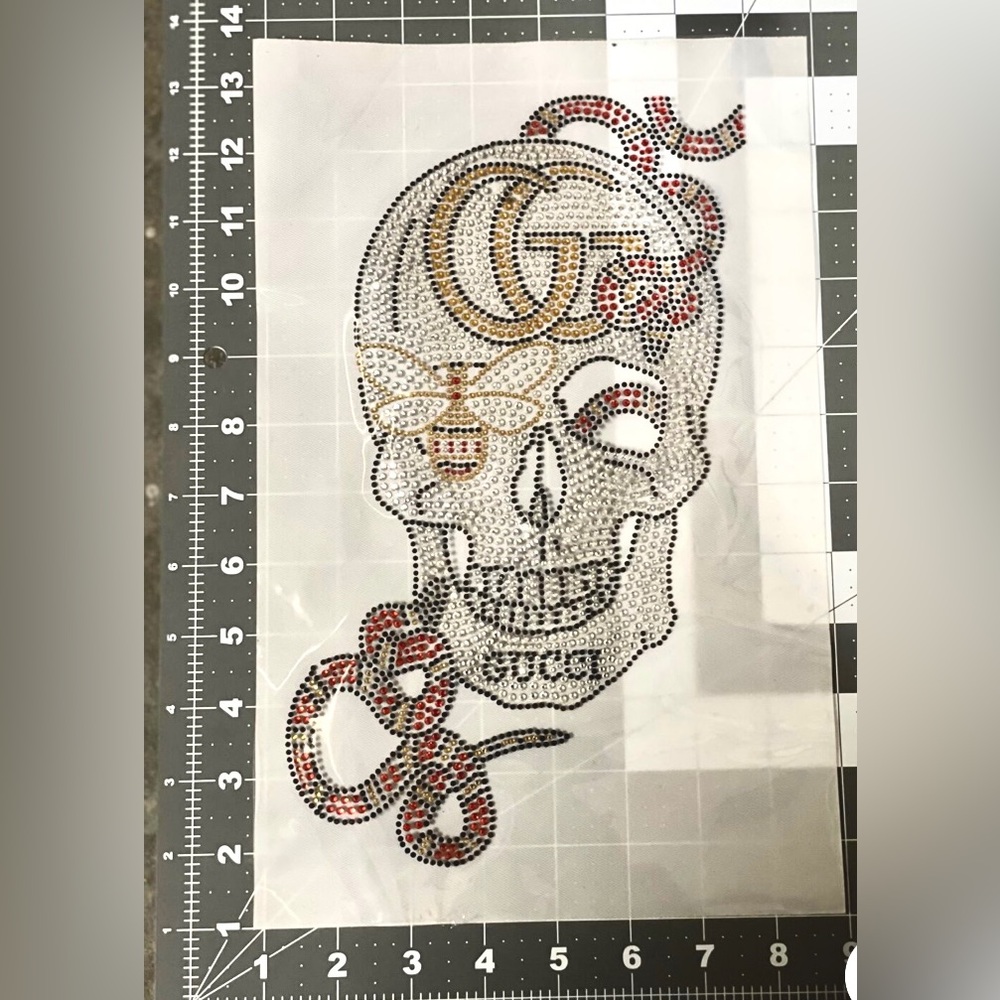 Rhinestone Transfer Sheet. Inspired by Designer Brands. Can be added to anything